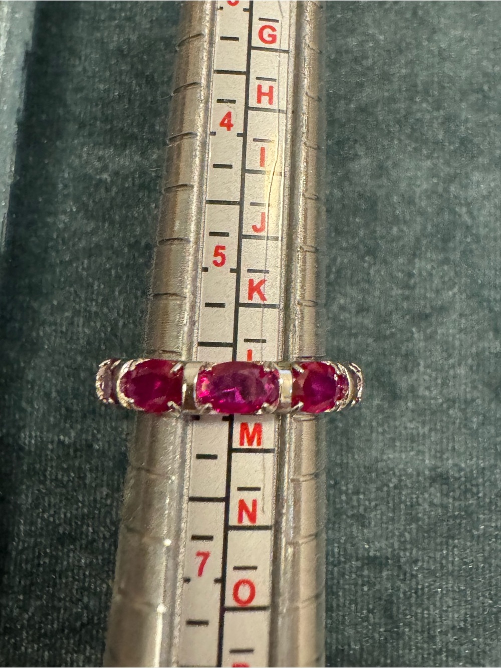 925 pink topaz eternity ring size 6 marquise band